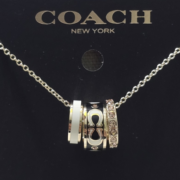 Coach Jewelry - Coach Signature Enamel Necklace